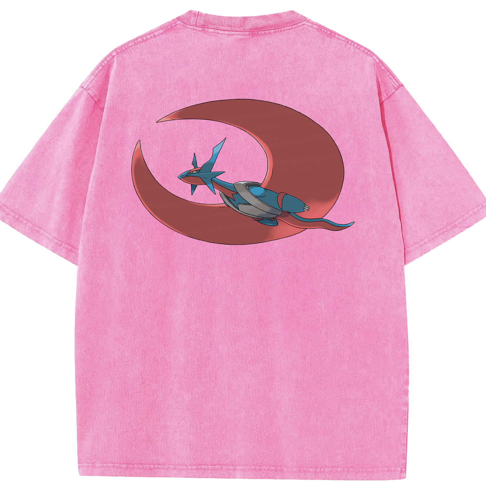 （画像用） ポケットモンスター Pokémon 綿100% ヴィンテージ風 半袖Tシャツ（背面プリント）